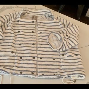 Dolan nautical/preppy terry jacket